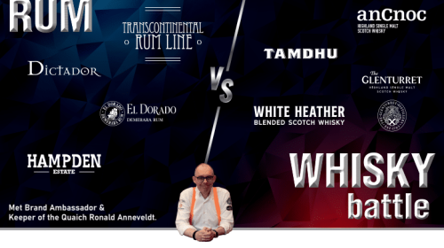 Masterclass Rum vs Whisky in Nieuwegein