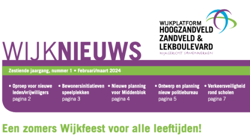 De wijkkrant voor Hoogzandveld, Zandveld & Lekboulevard is af
