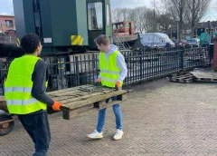 Honderd Nieuwegeinse studenten hospitality in actie voor NLdoet