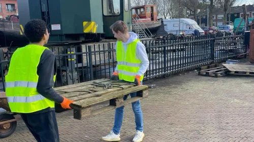 Honderd Nieuwegeinse studenten hospitality in actie voor NLdoet