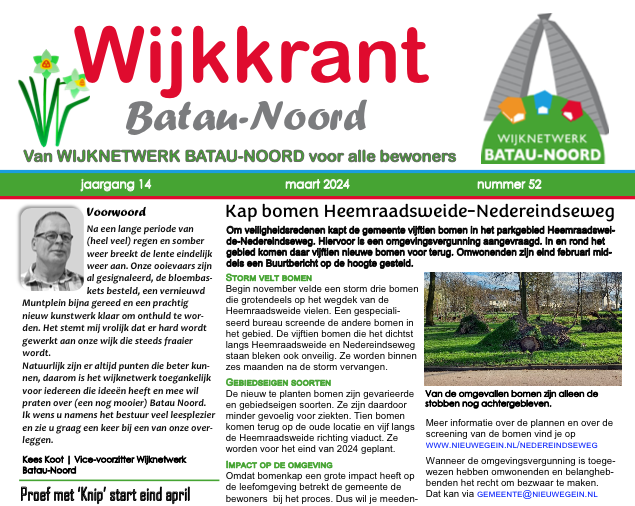 Wijkkrant Batau Noord