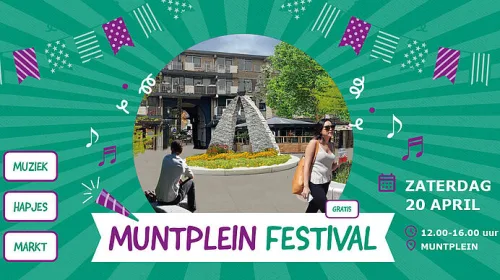 Muntplein Festival op zaterdag 20 april