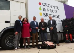 Ook Voedselbank Nieuwegein kan rekenen op mooie bijdrage van de Groente & Fruitbrigade