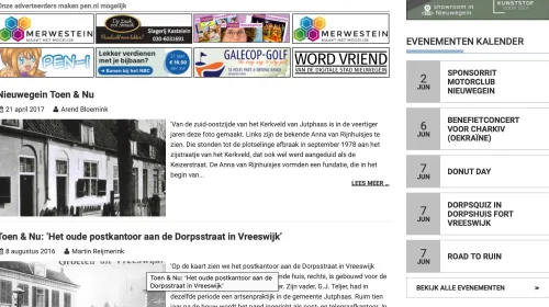 Plaats nu uw evenement op De Digitale Stad Nieuwegein