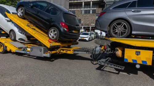 Auto’s begane grond uit Q-park garage gehaald
