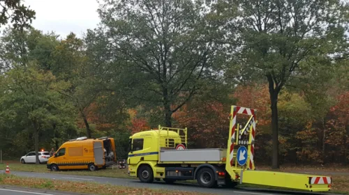 Rioolonderhoud langs N409 tussen Nieuwegein en Houten