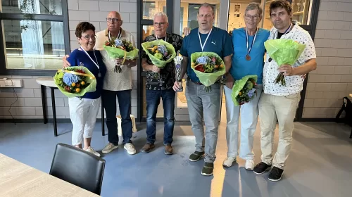 Team Leo Nout met Hans van de Velden verrassende winnaars Kampioenschap Doubletten