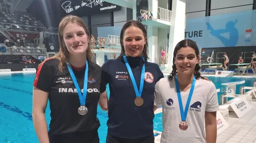 Vijf  gouden medailles voor Aquarijn op de Eindhoven Diving Cup