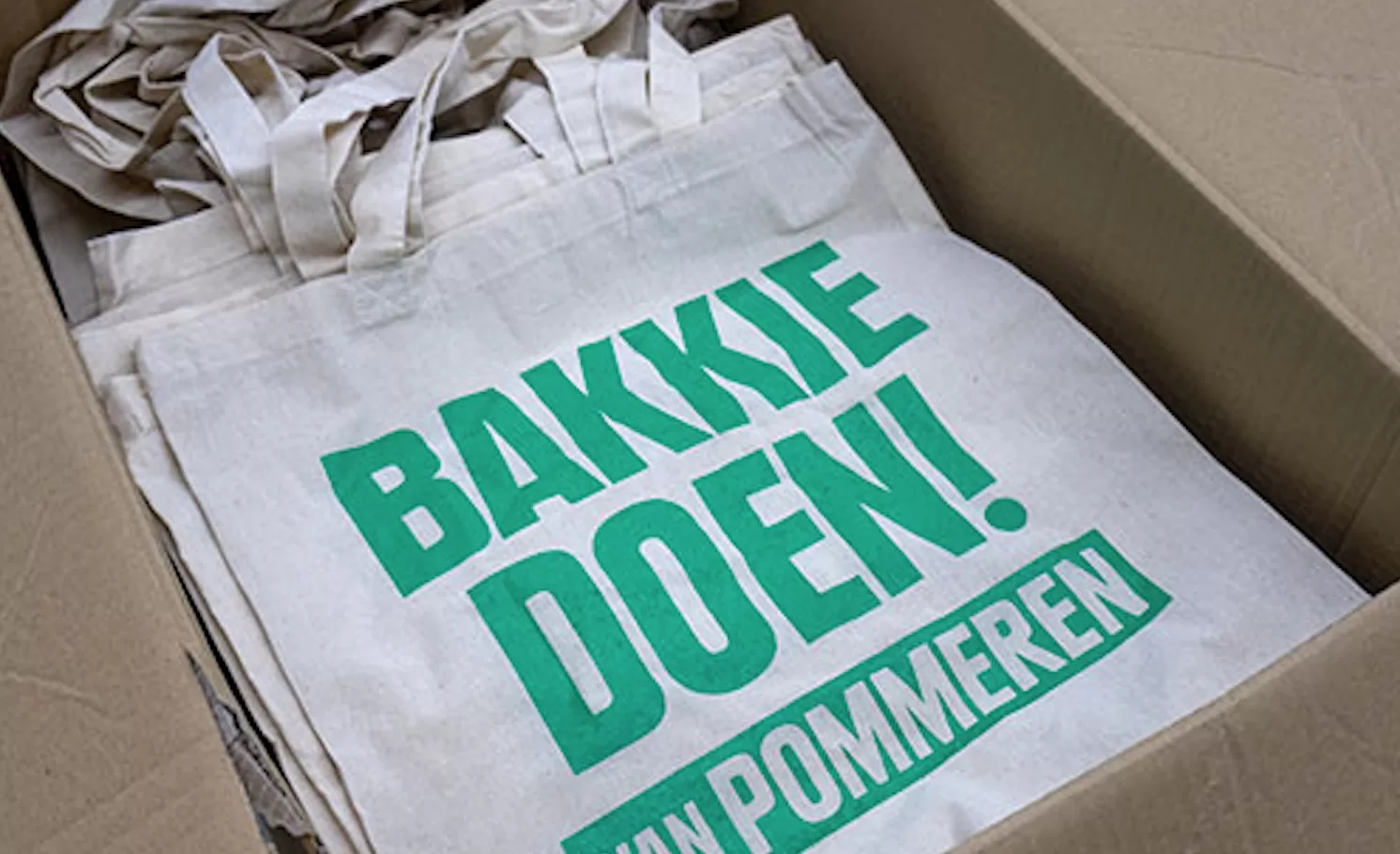 Bedrukte tas
