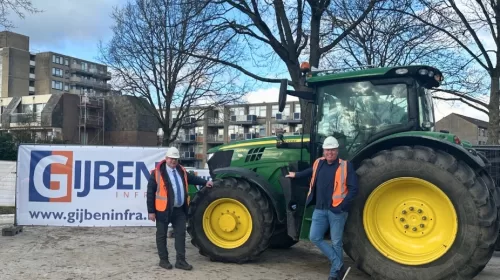 Start van de werkzaamheden in de Muntenbuurt
