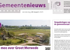 Gemeentenieuws online nu om de twee weken