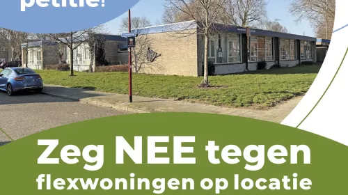 Bewoners op de bres tegen komst flexwoningen Acaciastraat
