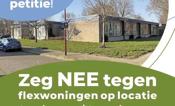 Bewoners op de bres tegen komst flexwoningen Acaciastraat