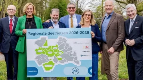 Deelfiets makkelijker en goedkoper voor reizigers in de regio Utrecht