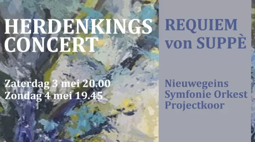 Herdenkingsconcerten op 3 en 4 mei in de Barbarakerk
