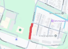 Tijdelijke omleiding op de Middelhoeve
