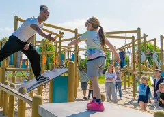 Nieuwe sport- en speellocatie in Galecopperpark sportief geopend met clinics en sportplezier