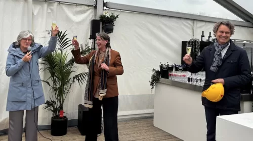 Bouw groene wijk Rijndael in Nieuwegein feestelijk van start