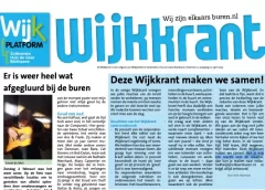 De wijkkrant voor de wijken Zuilenstein, Huis de Geer en Blokhoeve is weer uit