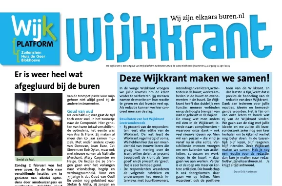 Wijkkrant Zuilenstein