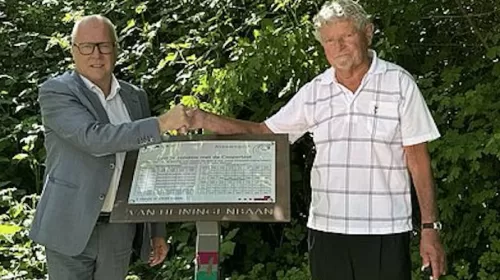 Van Heiningenbaan officieel heropend: eerbetoon aan trouwe vrijwilliger
