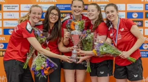 Pakken de tafeltennisters van VTV Vreeswijk voor de derde keer de landstitel?