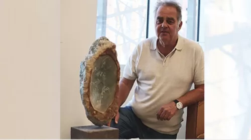 Nieuwegeinse kunst in de Poëziehoek in de bieb van Nieuwegein