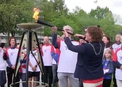 Ontsteking vrijheidsvuur in Nieuwegein