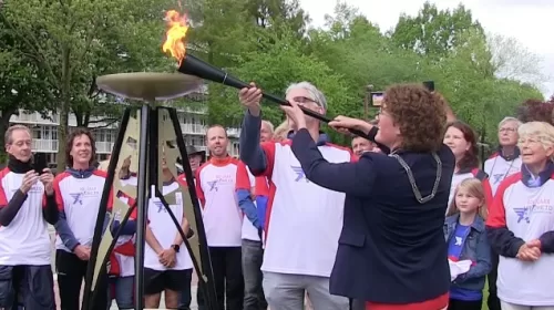 Ontsteking vrijheidsvuur in Nieuwegein