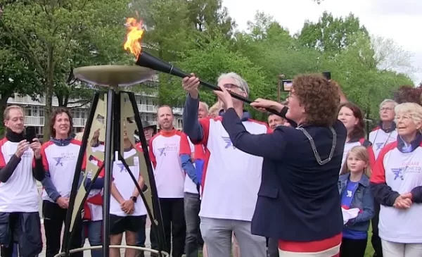 Ontsteking vrijheidsvuur in Nieuwegein
