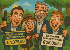 PENTekening: ‘Geld voor het Hospice in Nieuwegein’