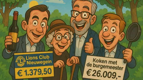 PENTekening: ‘Geld voor het Hospice in Nieuwegein’