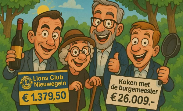 PENTekening: ‘Geld voor het Hospice in Nieuwegein’