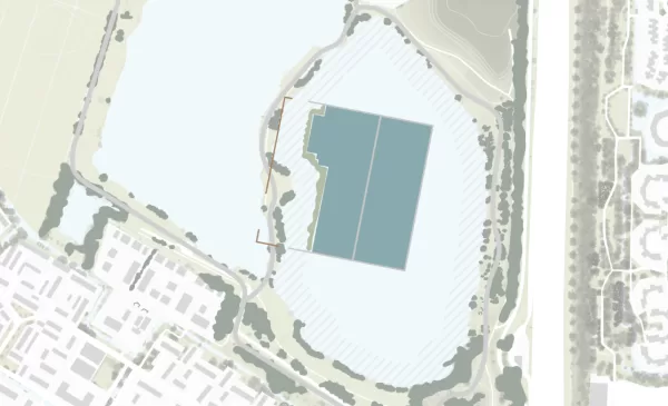 Omgevingsvergunning aangevraagd voor zonne-eiland Nedereindse Park