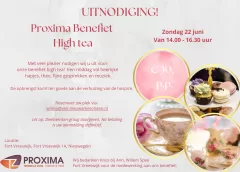 Proxima Benefit High Tea op 22 juni 2025