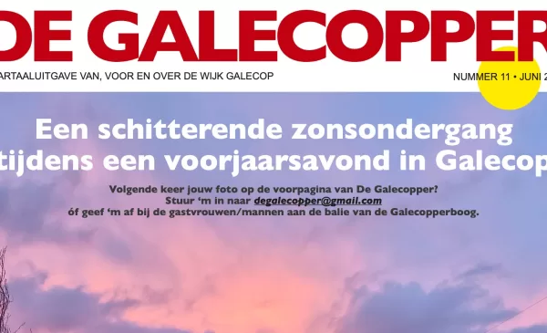 Elfde editie van de wijkkrant ‘De Galecopper’ is uit