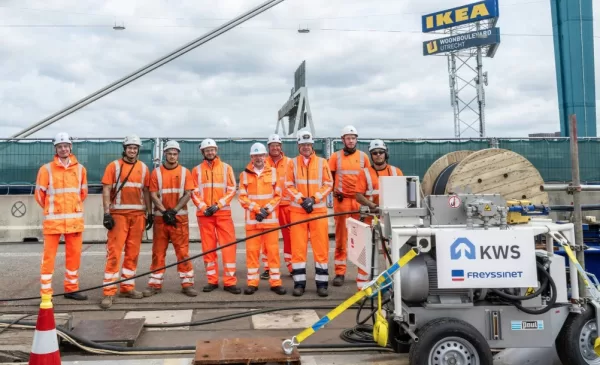 Laatste nieuwe kabel Galecopperbrug met succes doorgevoerd