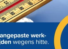Vanwege hoge temperaturen past RMN werktijden aan