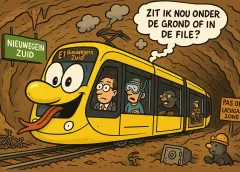 PENTekening: ‘Meeste inwoners willen Merwedelijn ondergronds’