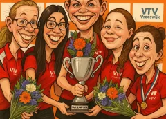 PENTekening: ‘Tafeltennisters Nieuwegein (VTV) pakken voor de derde keer de landstitel’