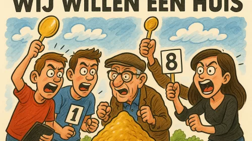 Jan(tine) met de Pet: ‘Gemeenten krap bij kas dus nog hogere grondprijzen?’