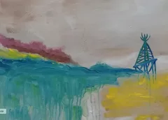 Expositie beelden en schilderijen van lokale kunstenaars in het Stadshuis