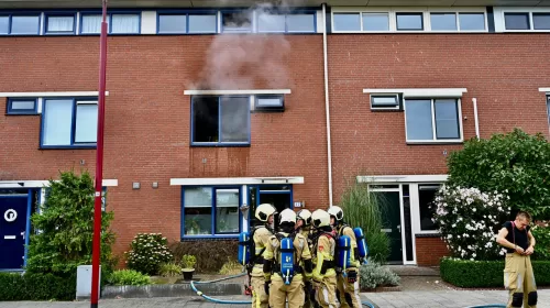 Brand in woning aan de Willem Klooshove in Galecop