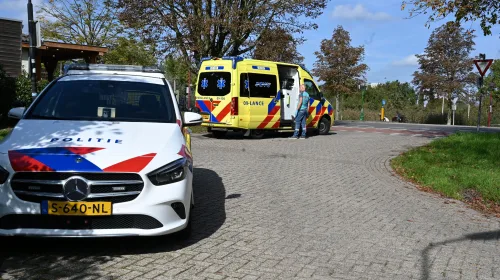 Fatbiker belandt in het water aan de Parkhout