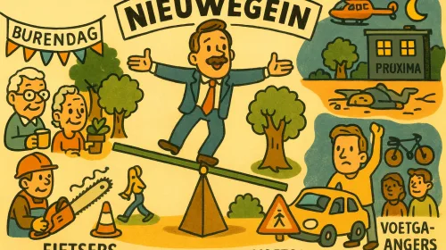 Column Tinus A.I: ‘Nieuwegein tussen bomen, buren en burenruzies’