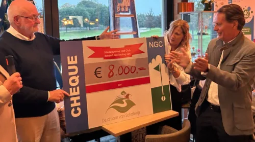 Nieuwegeinse Golf Club 40 jaar: swingend feest én € 8.000 voor De Droom van Schalkwijk