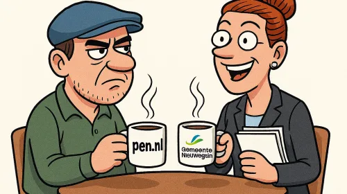 Jan met de Pet: ‘Op de koffie bij de gemeente?’