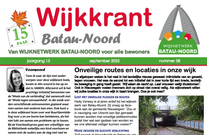wijkkrant september 2025 batau noord