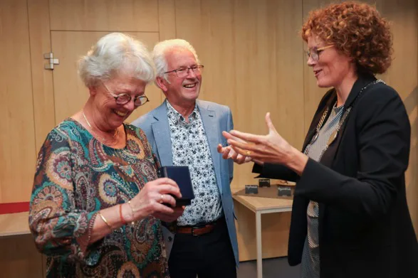 heer en mevrouw van Uden met de Anna van Rijnpenning
