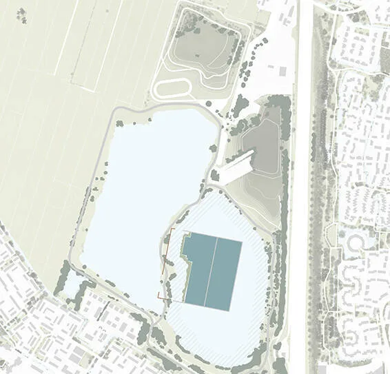 Kaart zonnepark Nedereindseplas